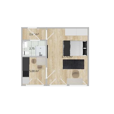 Helles Design-Appartement An Der Messe Есен Екстериор снимка