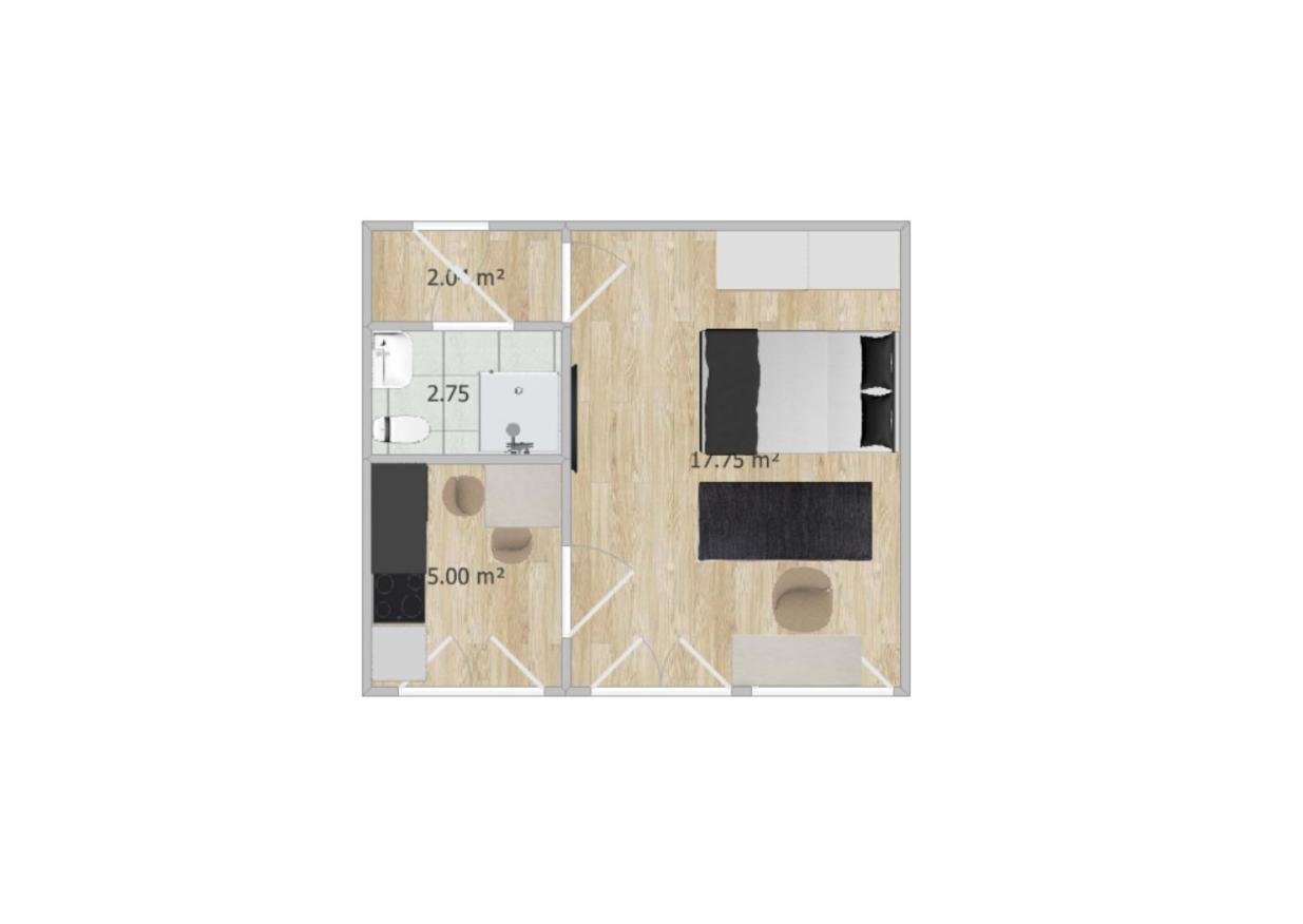 Helles Design-Appartement An Der Messe Есен Екстериор снимка